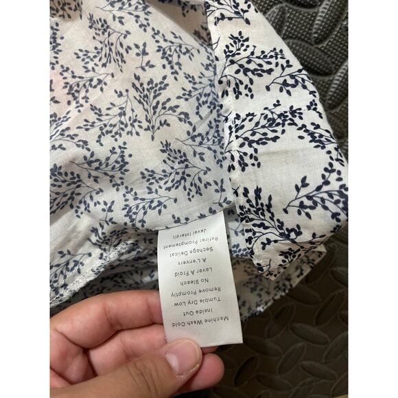 Grayson Frank & Eileen The Changemaker Dress Blue White Long Sleeve Sz 3 Medium - Picture 5 of 10